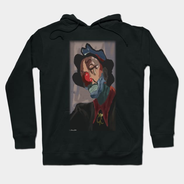 Emmett Kelly - Emmett The Clown Hoodie by jimmygatti